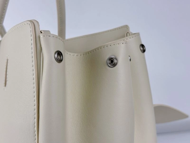 Tailored Balenciaga Bel-Air Oversized  Calfskin Bag with Square Lock 67010