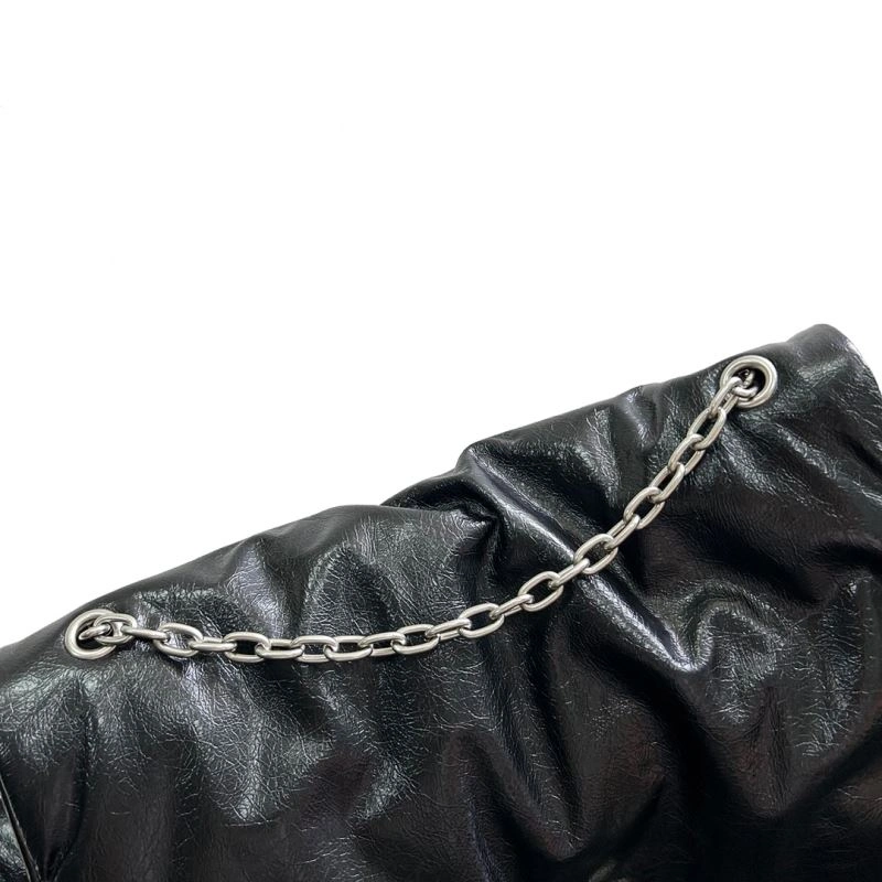 FashionForward Balenciaga Big Black Silver Monaco  Calfskin Bag - Fashion Essential 66973