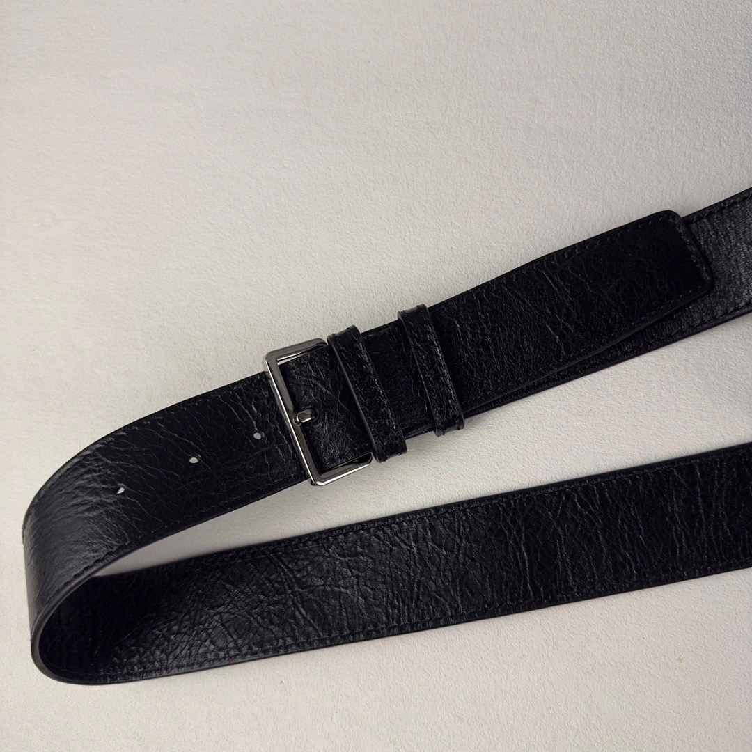 Balenciaga Black Cracked Lambskin Motorcycle Chest Bag AllSeason 60851