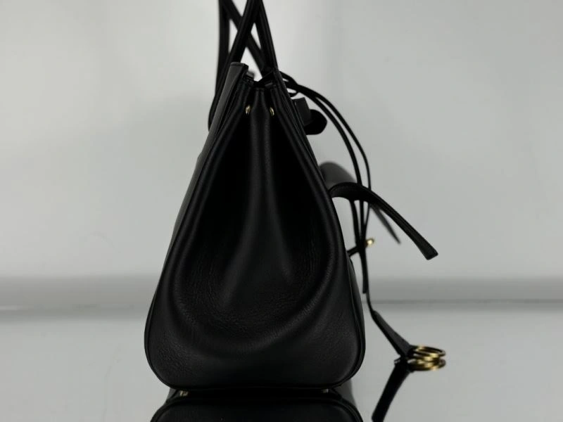 Balenciaga Black Gold Bel-Air Oversized  Calfskin Bag Classic 67012
