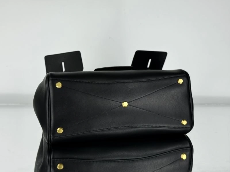 Balenciaga Black Gold Bel-Air Oversized  Calfskin Bag Classic 67012