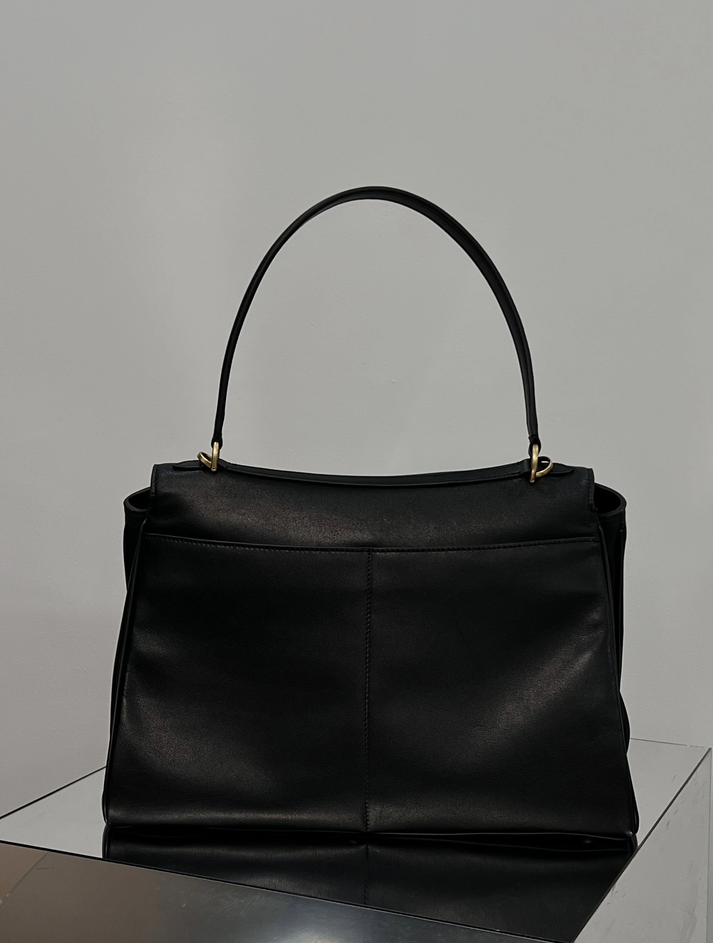 Balenciaga Black Gold Series Medium Handbag - Rebel  Masterpiece WaterResistant 72562