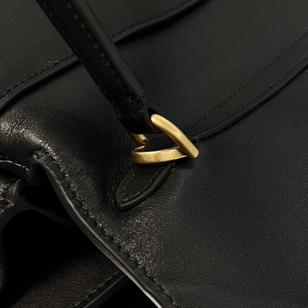 Balenciaga Black Gold Series Medium Handbag - Rebel  Masterpiece WaterResistant 72562