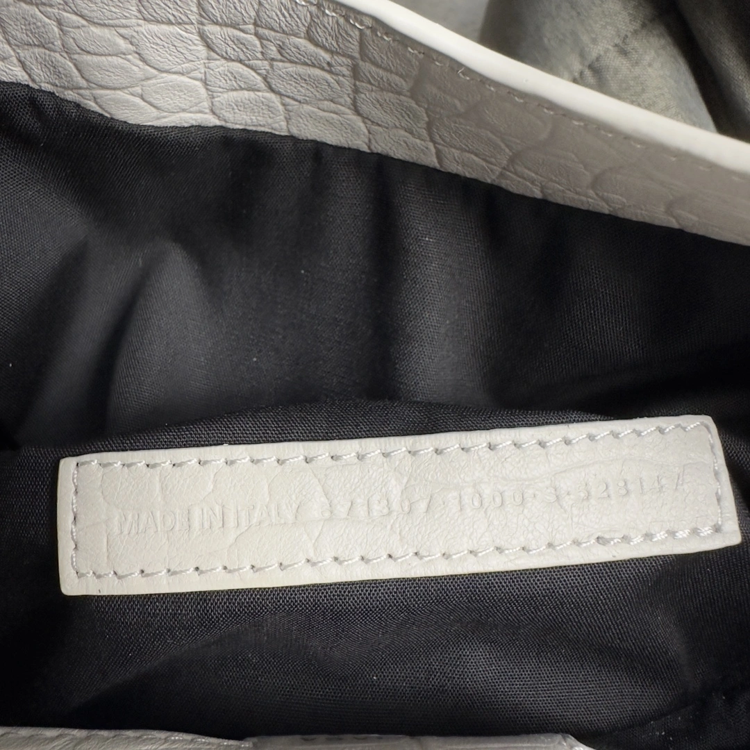 Unique Balenciaga Black Lambskin Le Cagole Half-Moon Underarm Bag 61171