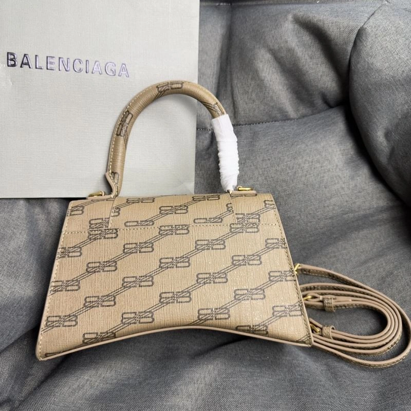 Neat Balenciaga Brown Crescent Hourglass Bag - S Size 70052