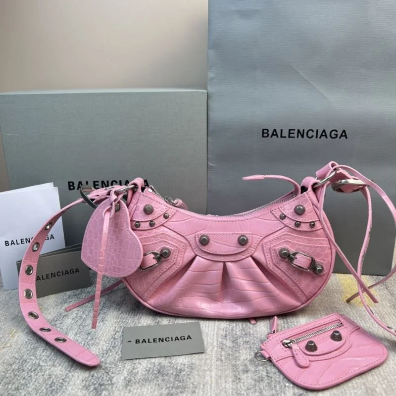 Balenciaga Cherry Blossom Crocodile Print Le Cagole Bag SportInspired 38376