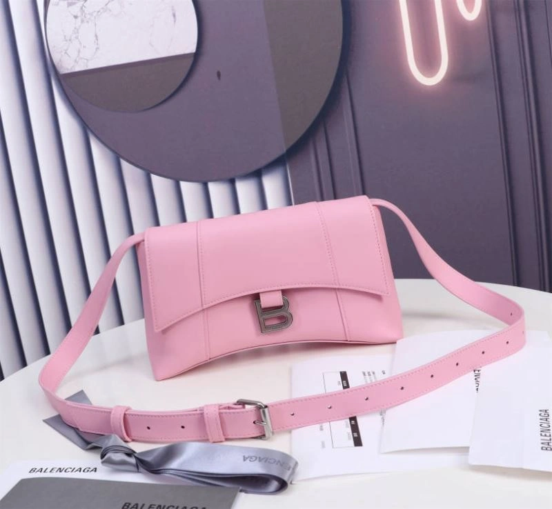 Balenciaga Cherry Blossom Hourglass Bag - Iconic Arc Design in Small Size WrinkleFree 75304