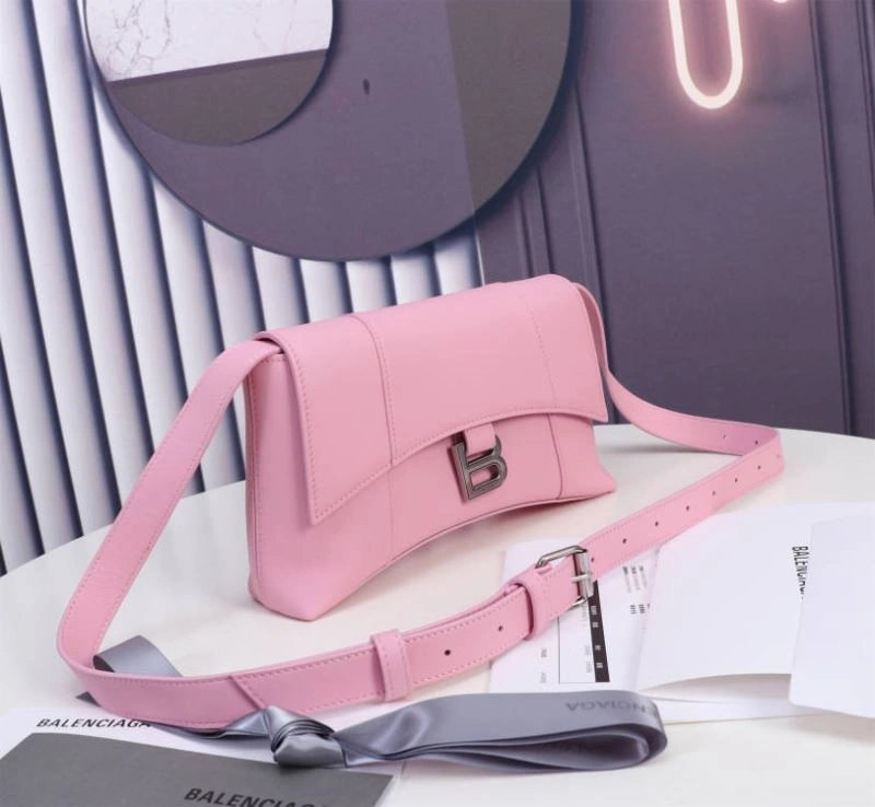 Balenciaga Cherry Blossom Hourglass Bag - Iconic Arc Design in Small Size WrinkleFree 75304