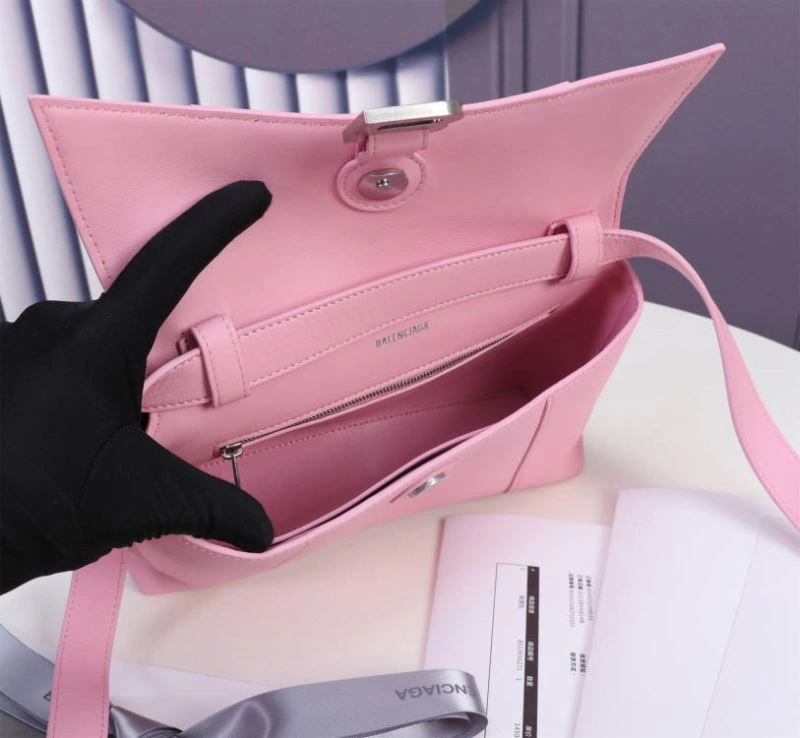 Balenciaga Cherry Blossom Hourglass Bag - Iconic Arc Design in Small Size WrinkleFree 75304
