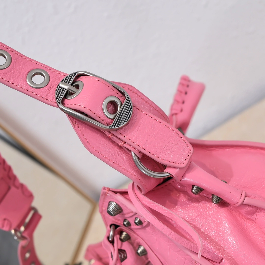 Balenciaga Cherry Blossom Neo Cagole Motorcycle Bag Sustainable 60982