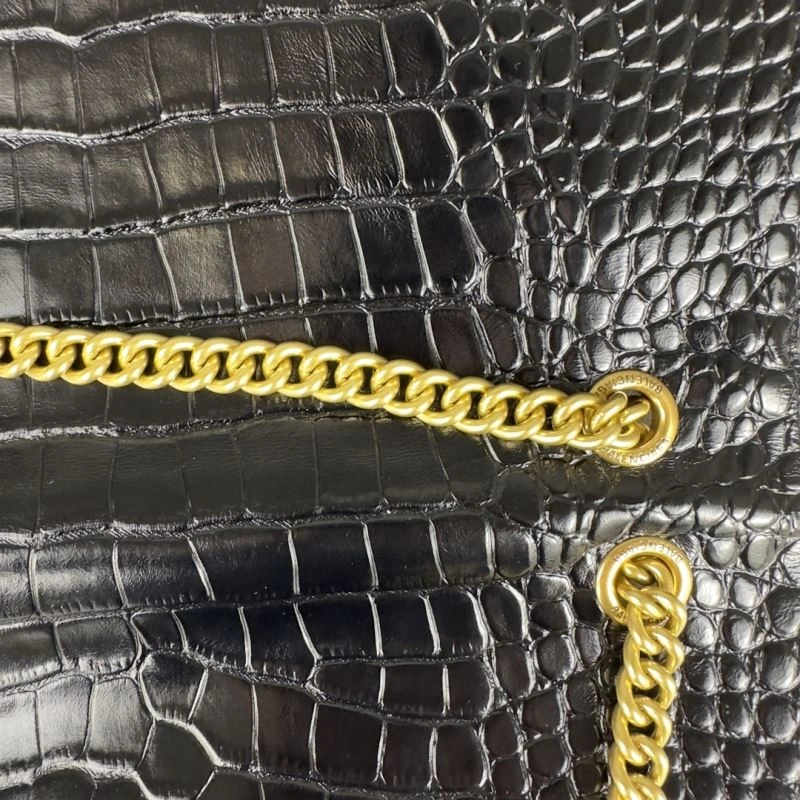 Balenciaga  Crush Pleated Chain Bag - Large Crocodile Style Trendsetting 75313
