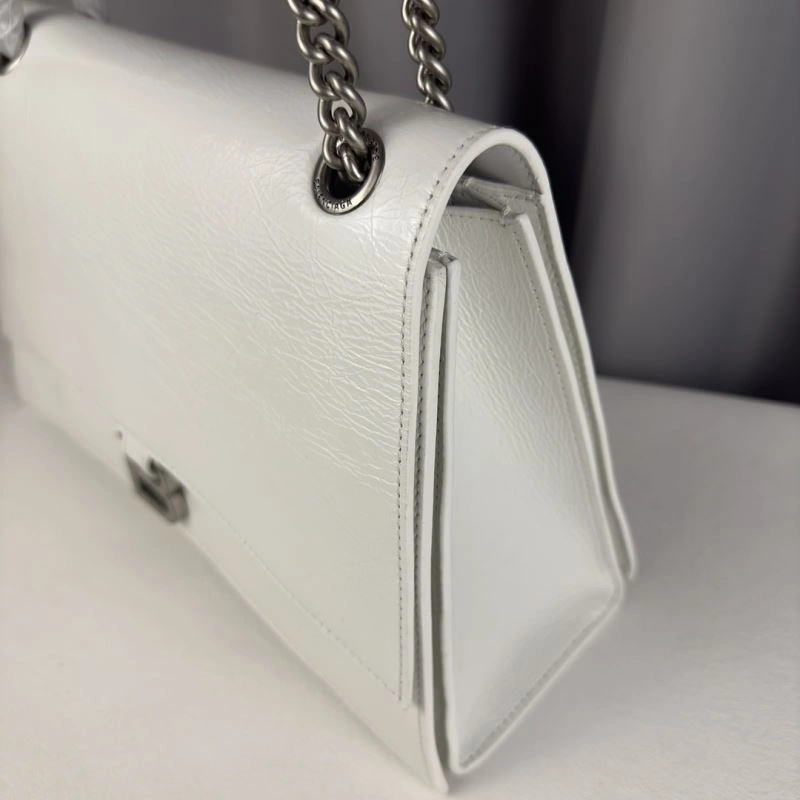 Bright Balenciaga Chic Crush Quilted Chain Bag -  Medium Crossbody 75291