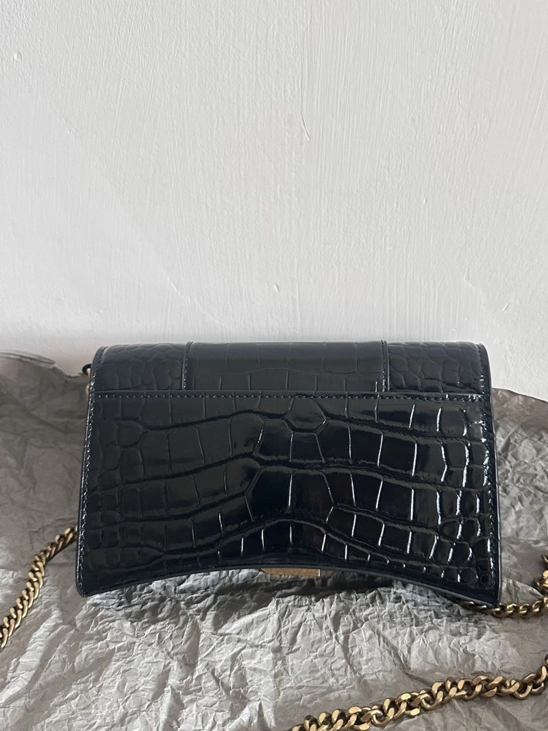 GoodFit Balenciaga Chic Hourglass Crocodile Chain Bag -  Elegance 66987