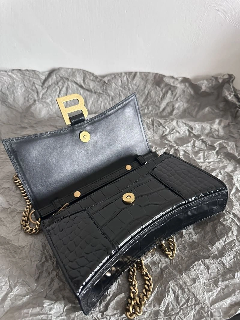 GoodFit Balenciaga Chic Hourglass Crocodile Chain Bag -  Elegance 66987