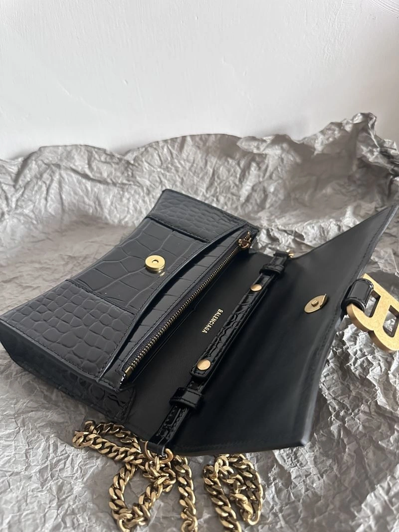 GoodFit Balenciaga Chic Hourglass Crocodile Chain Bag -  Elegance 66987