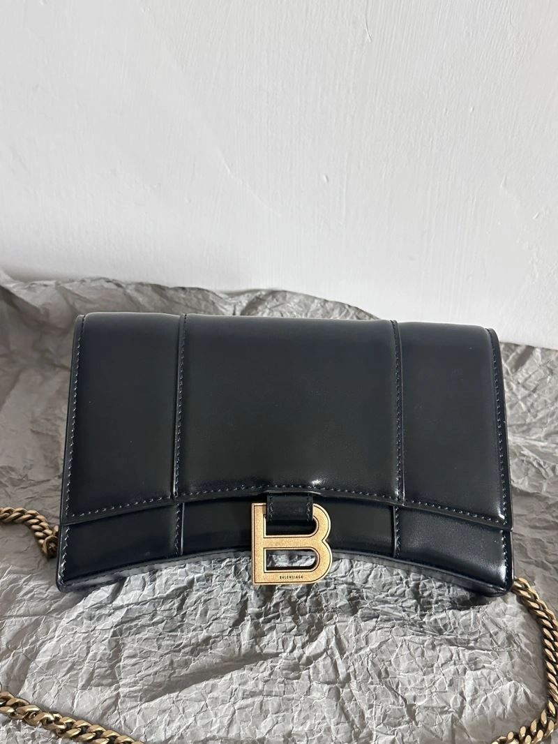 Balenciaga  Hourglass Sand Timer Bag - Pink Gold Crocodile WOC FlexibleFit 66991
