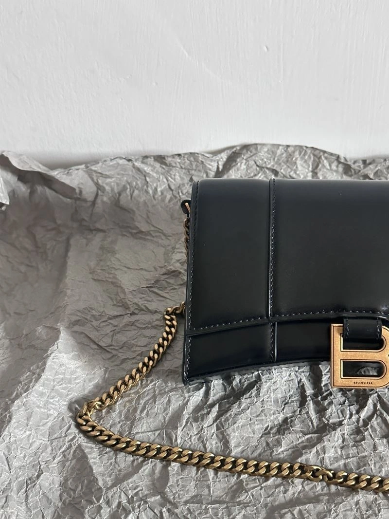 Balenciaga  Hourglass Sand Timer Bag - Pink Gold Crocodile WOC FlexibleFit 66991