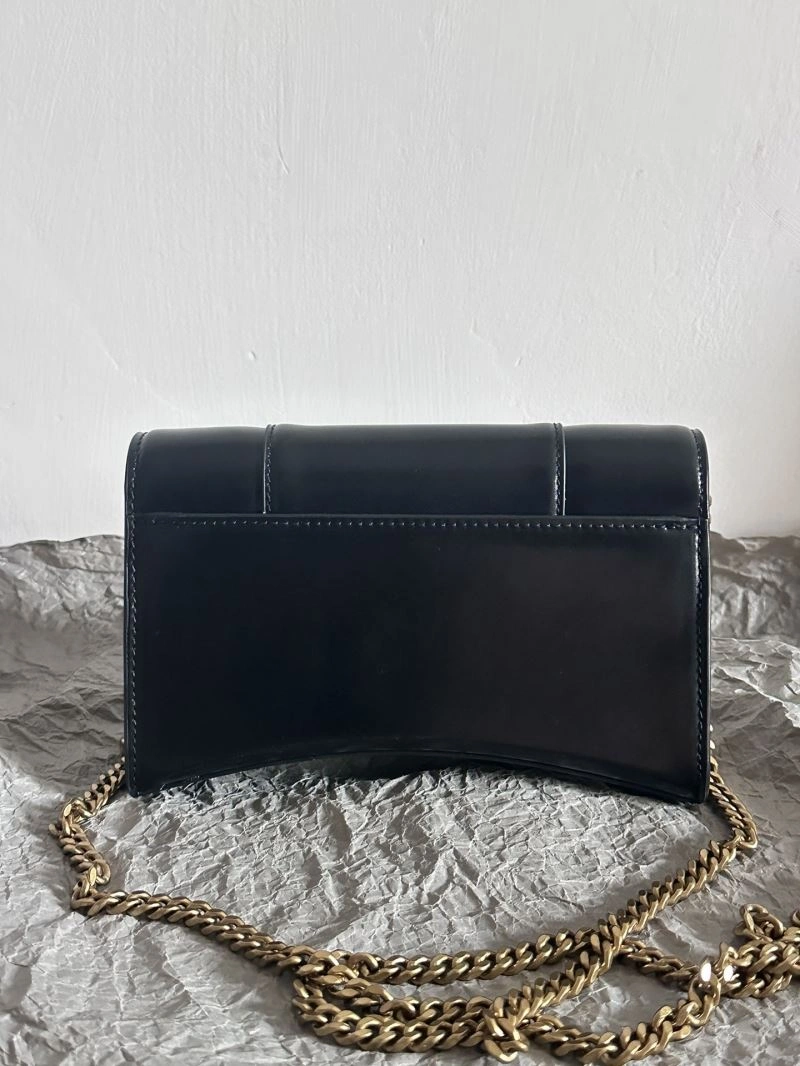 Balenciaga  Hourglass Sand Timer Bag - Pink Gold Crocodile WOC FlexibleFit 66991