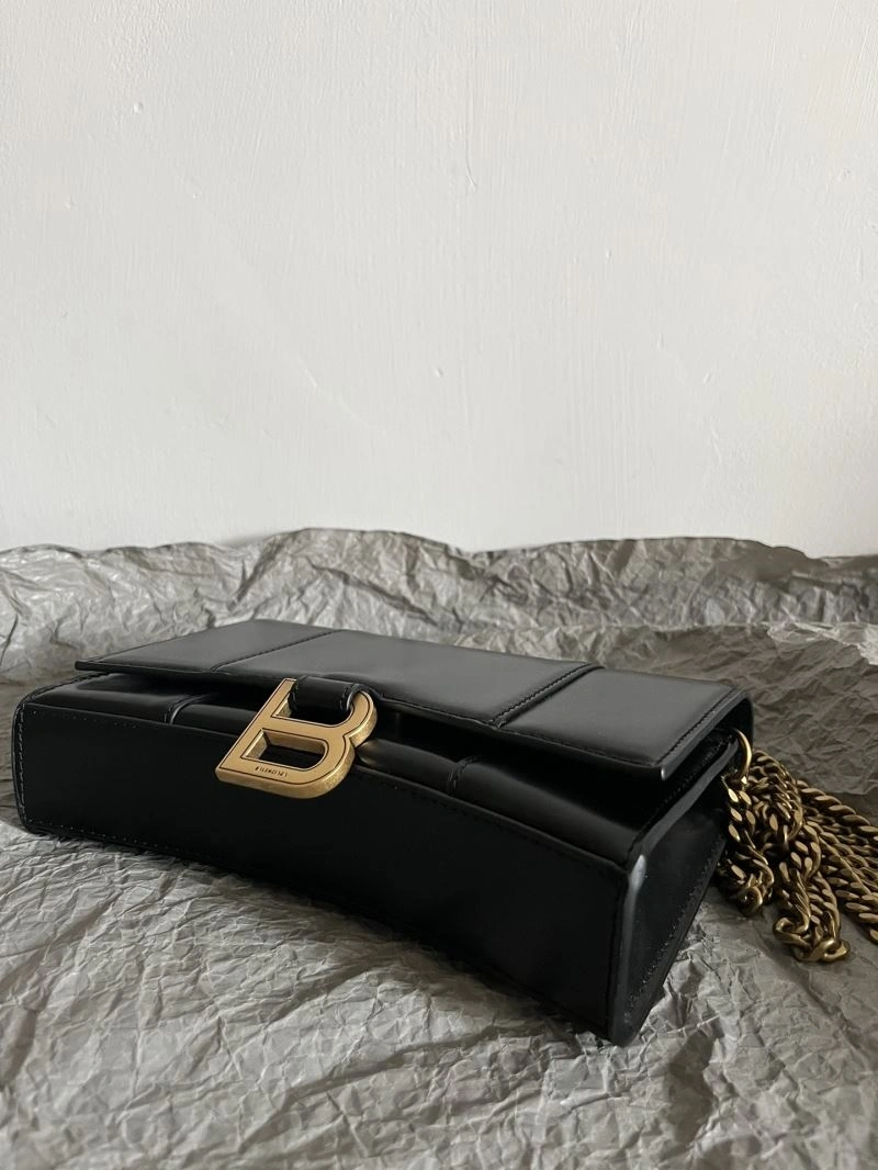 Balenciaga  Hourglass Sand Timer Bag - Pink Gold Crocodile WOC FlexibleFit 66991