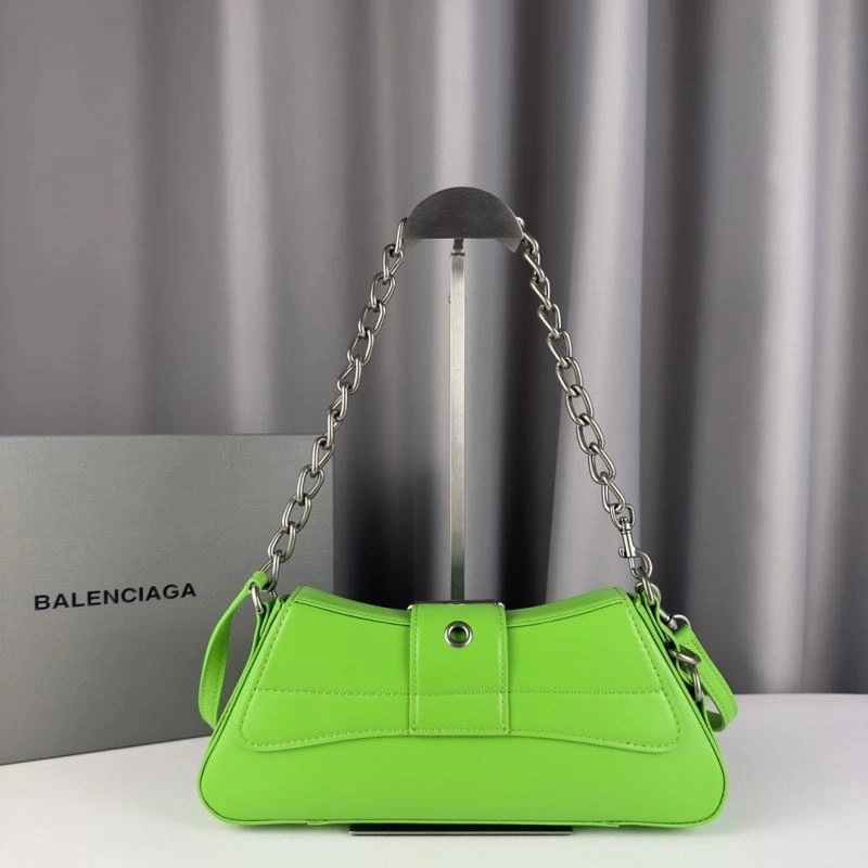 Balenciaga  Trapezoidal Lindsay Handbag - Vintage Green Charm Seasonal 75363