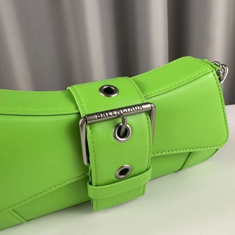 Balenciaga  Trapezoidal Lindsay Handbag - Vintage Green Charm Seasonal 75363