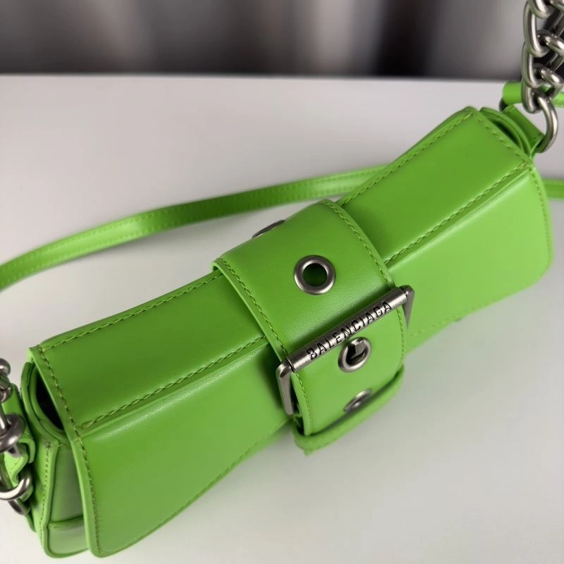 Balenciaga  Trapezoidal Lindsay Handbag - Vintage Green Charm Seasonal 75363