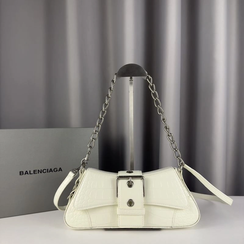 Balenciaga  Triangular Flap Crocodile Handbag - Lindsay Series ZeroBulk 75361