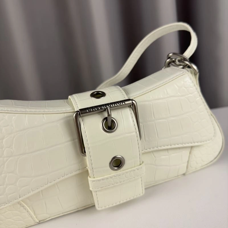 Balenciaga  Triangular Flap Crocodile Handbag - Lindsay Series ZeroBulk 75361