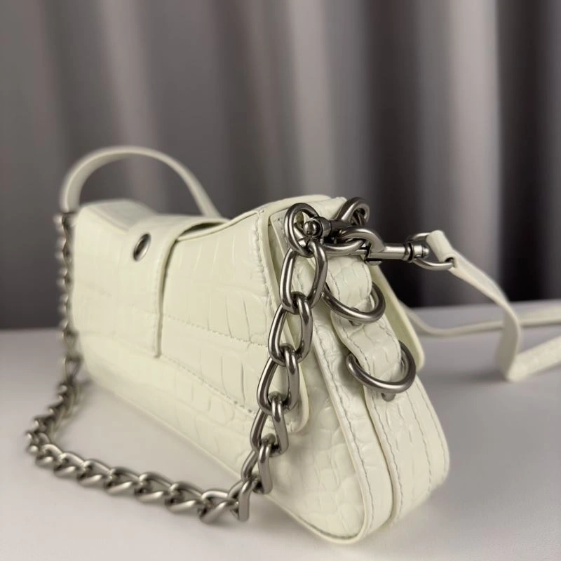Balenciaga  Triangular Flap Crocodile Handbag - Lindsay Series ZeroBulk 75361