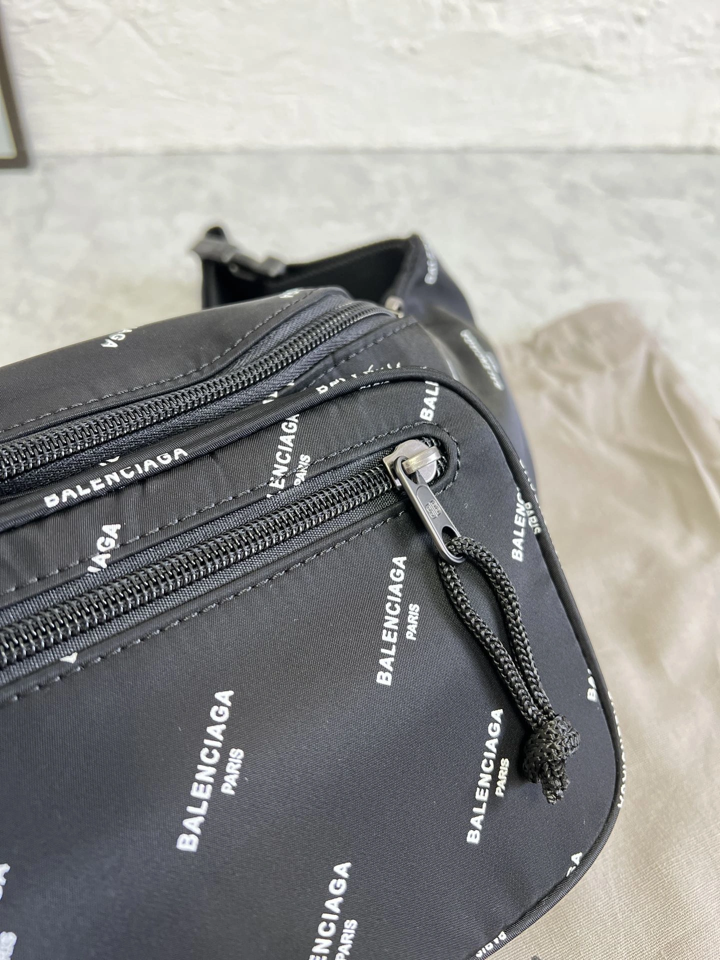 Balenciaga City Series Paris Explorer Black Waist Bag GoodFit 60858