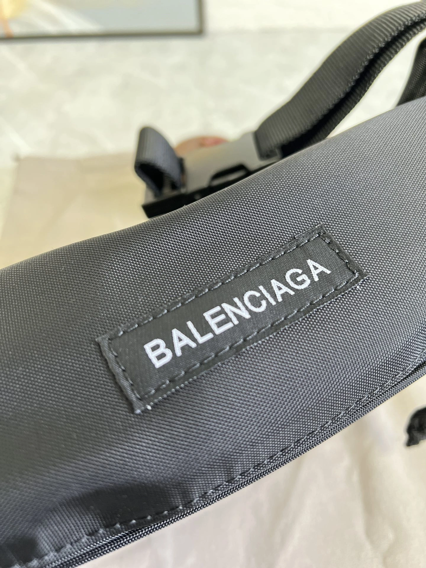 Compact Balenciaga City Series Paris Explorer Waist Bag - Black 60857