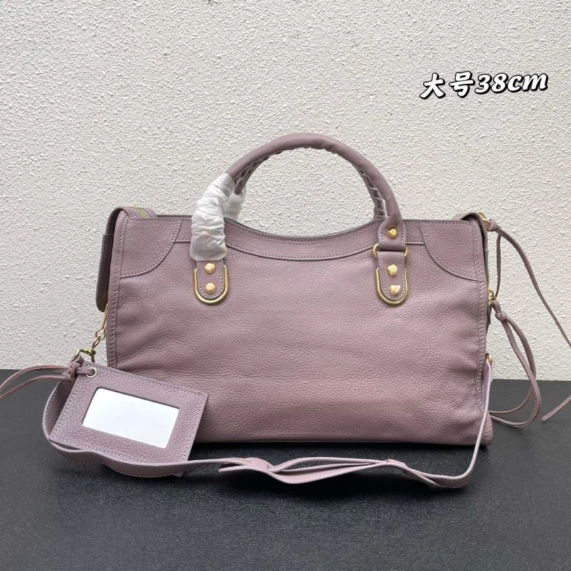 FreshLook Balenciaga  Goat Leather Large Motorcycle Bag with Mirror 72683