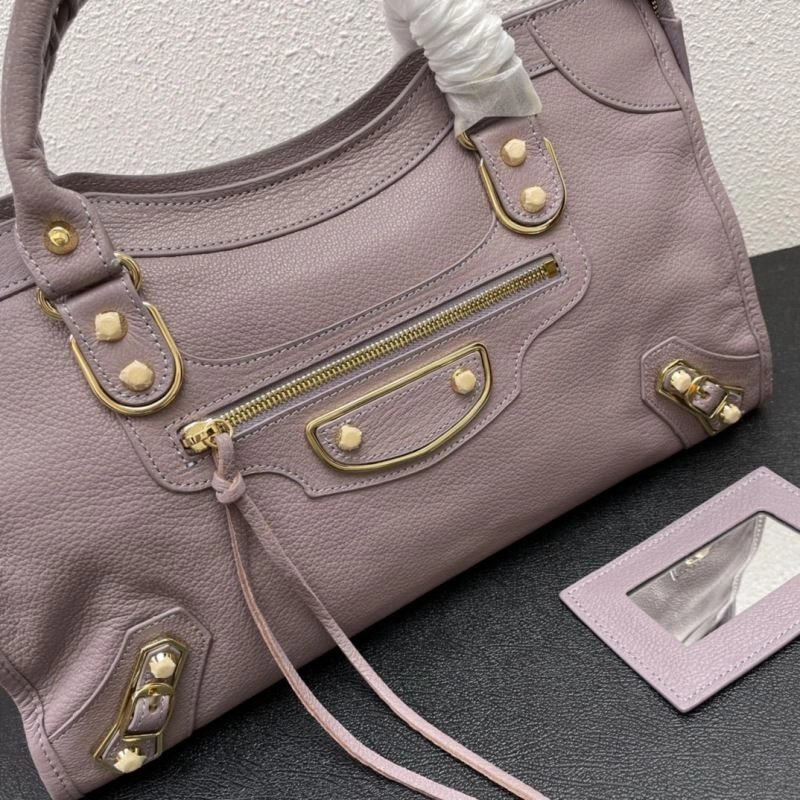 FreshLook Balenciaga  Goat Leather Large Motorcycle Bag with Mirror 72683
