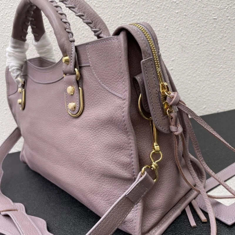 FreshLook Balenciaga  Goat Leather Large Motorcycle Bag with Mirror 72683