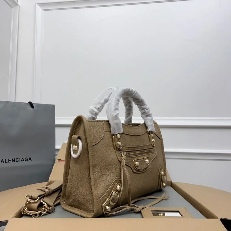 Balenciaga  Goat Leather Motorcycle Bag - Apricot Gold SunProtective 38304