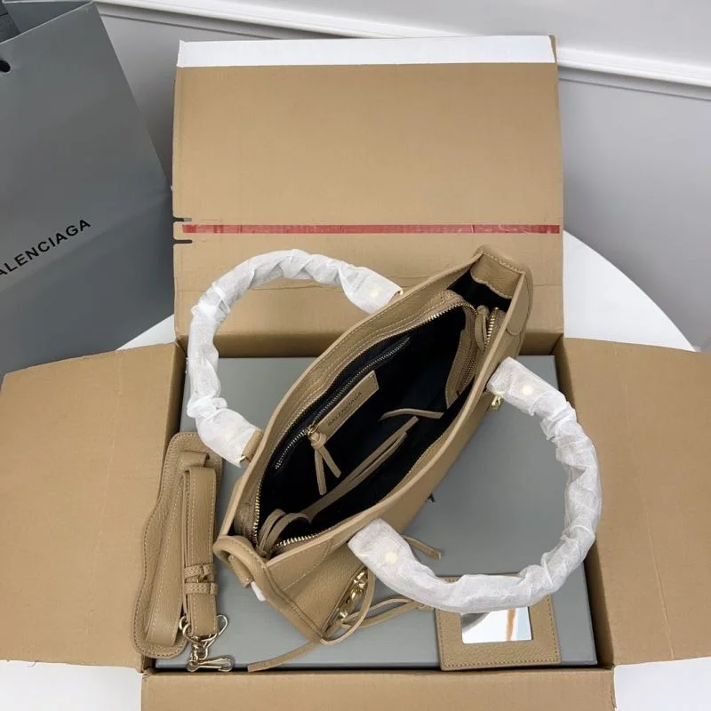 Balenciaga  Goat Leather Motorcycle Bag - Apricot Gold SunProtective 38304