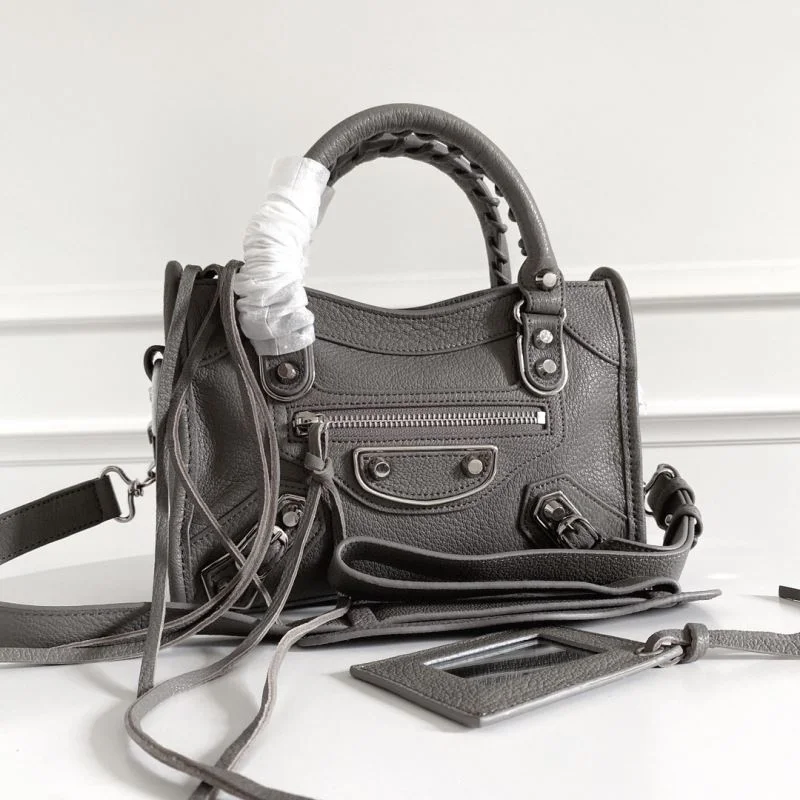 Balenciaga  Italian Goat Leather Motorcycle Bag - Mini 23cm Minimalist 38320