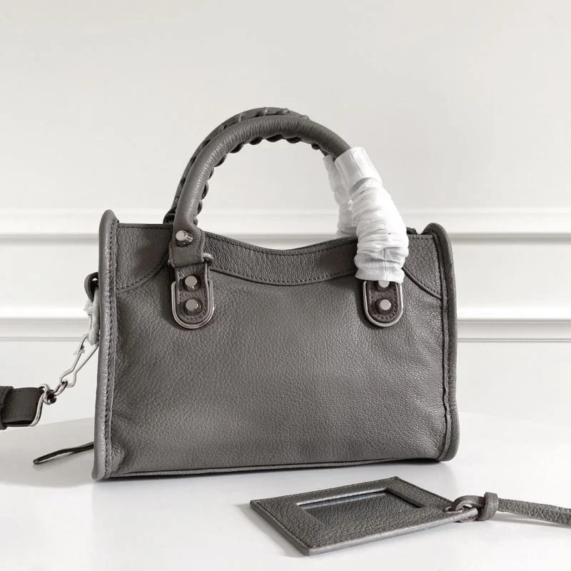 Balenciaga  Italian Goat Leather Motorcycle Bag - Mini 23cm Minimalist 38320