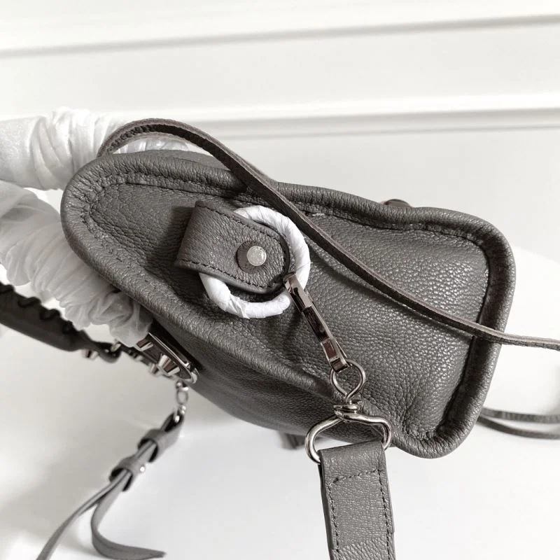 Balenciaga  Italian Goat Leather Motorcycle Bag - Mini 23cm Minimalist 38320