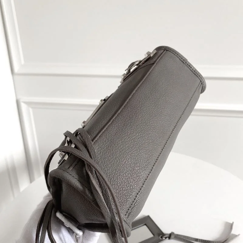Balenciaga  Italian Goat Leather Motorcycle Bag - Mini 23cm Minimalist 38320