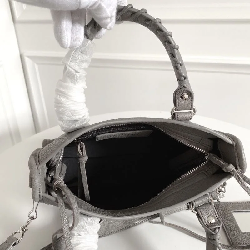 Balenciaga  Italian Goat Leather Motorcycle Bag - Mini 23cm Minimalist 38320