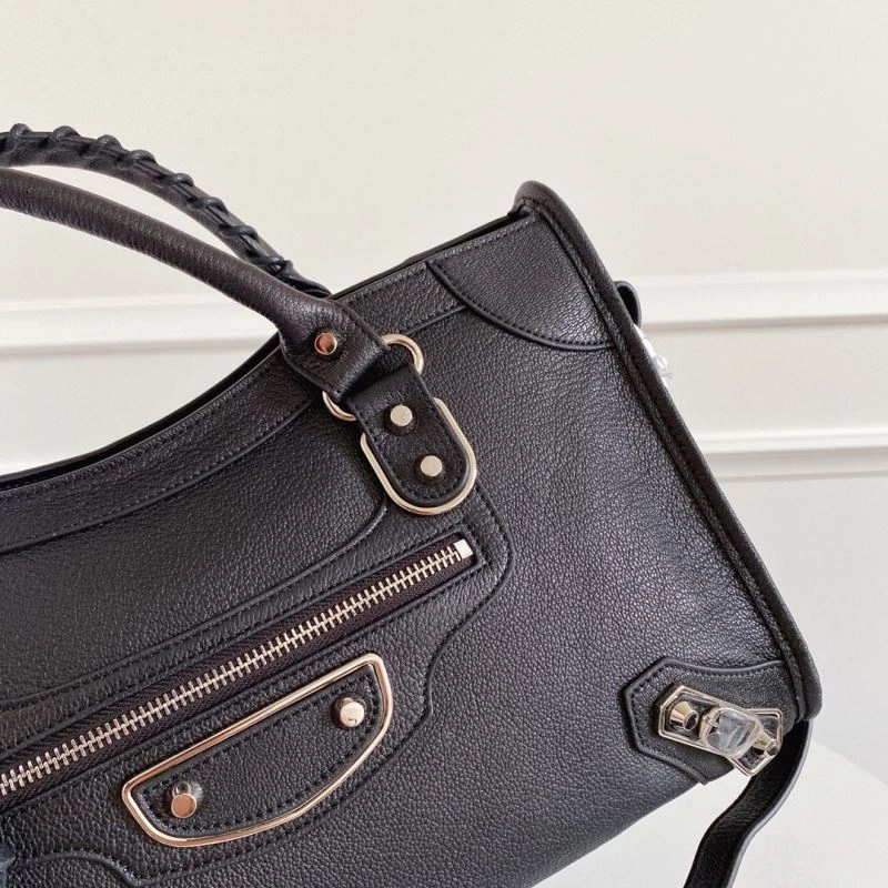 Balenciaga  Italian Goat Leather Motorcycle Bag with Studs - 38cm Cozy 66933