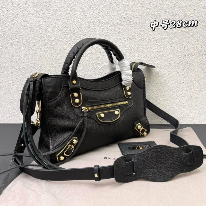 EasyCare Balenciaga  Medium Motorcycle Bag with Detachable Strap 72665