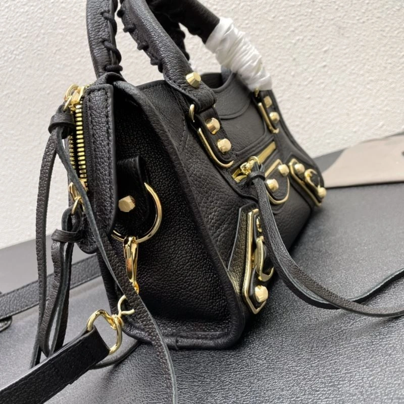 EasyCare Balenciaga  Medium Motorcycle Bag with Detachable Strap 72665