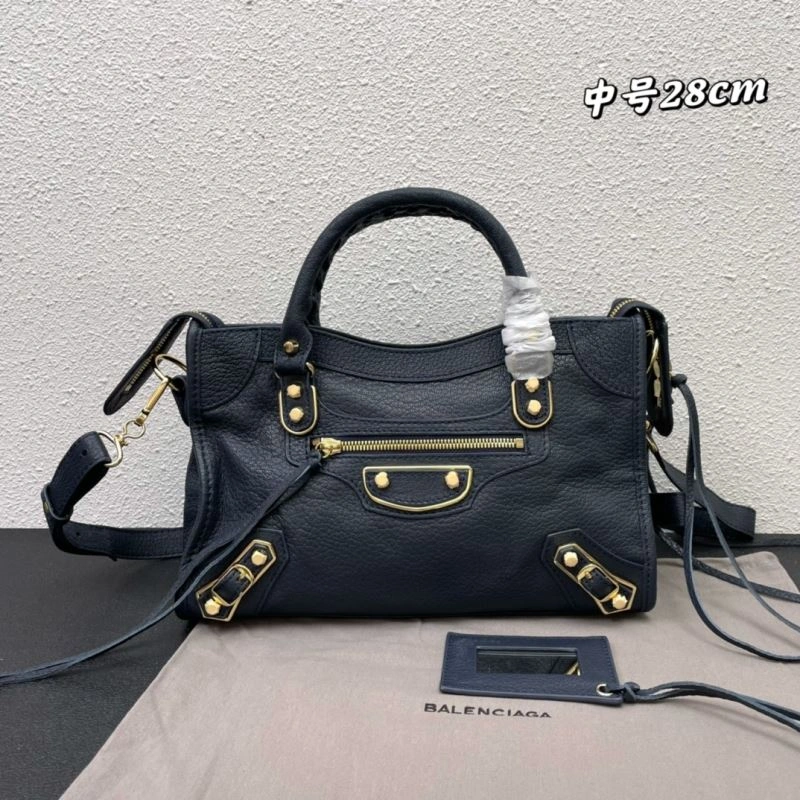 Balenciaga  Medium Motorcycle Bag with Detachable Strap Unisex 72670