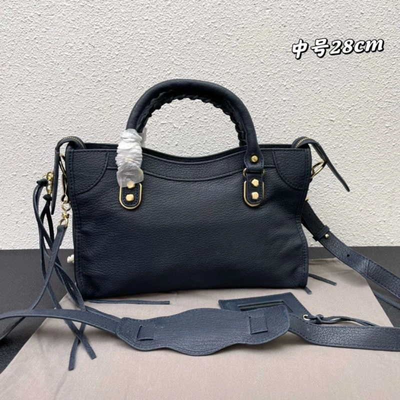 Balenciaga  Medium Motorcycle Bag with Detachable Strap Unisex 72670