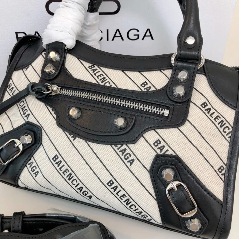 Flexible Balenciaga  Motorcycle Bag with Diagonal Print Design 78767