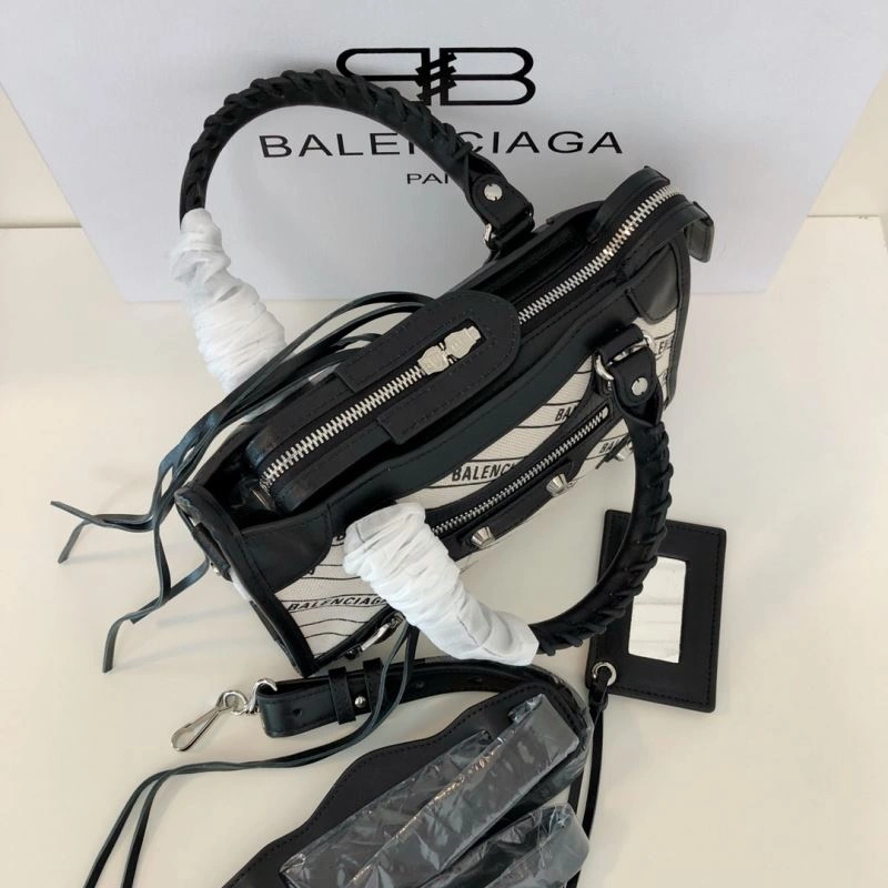 Flexible Balenciaga  Motorcycle Bag with Diagonal Print Design 78767