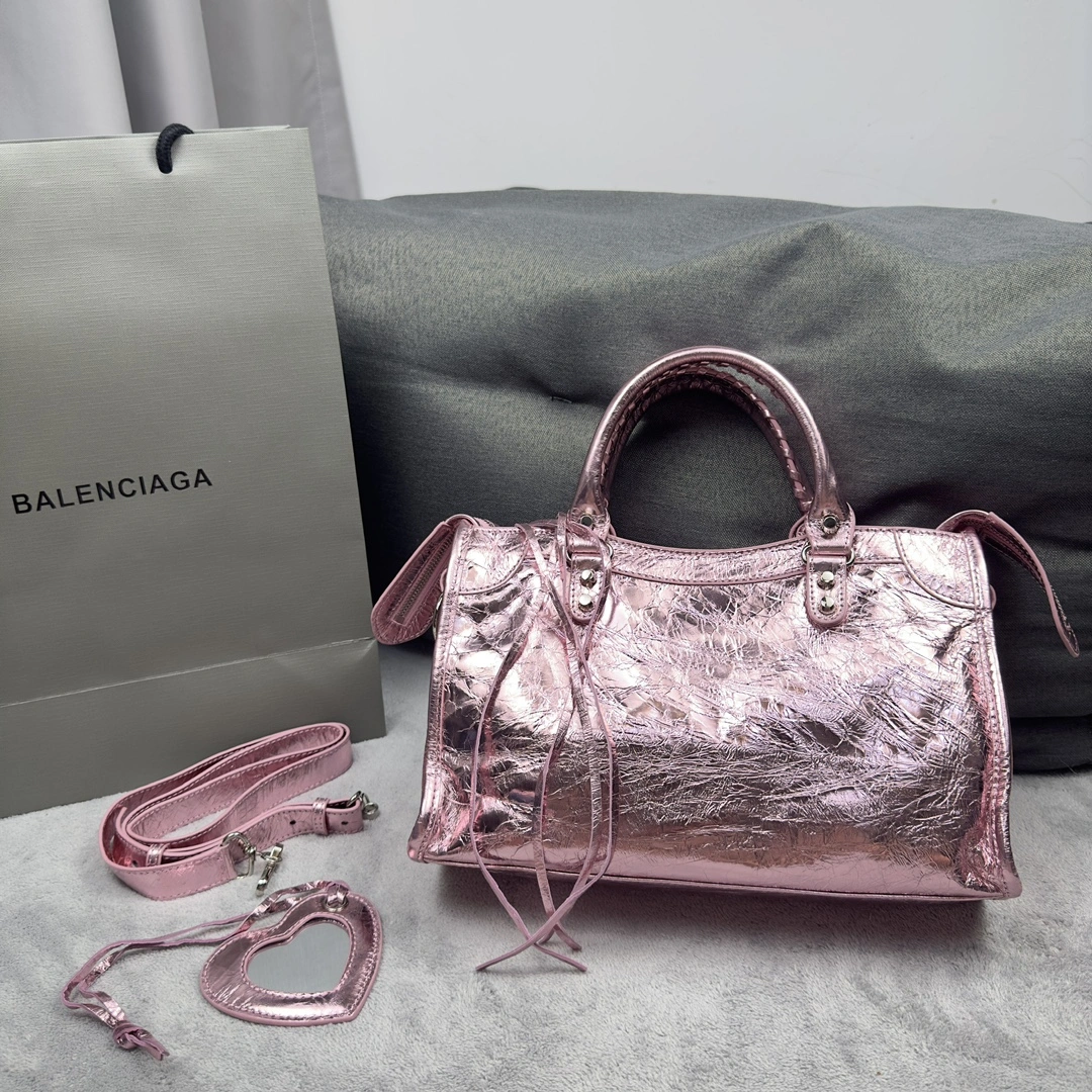 SunProtective Balenciaga  Series Medium Motorcycle Bag - Streamlined Elegance 64643