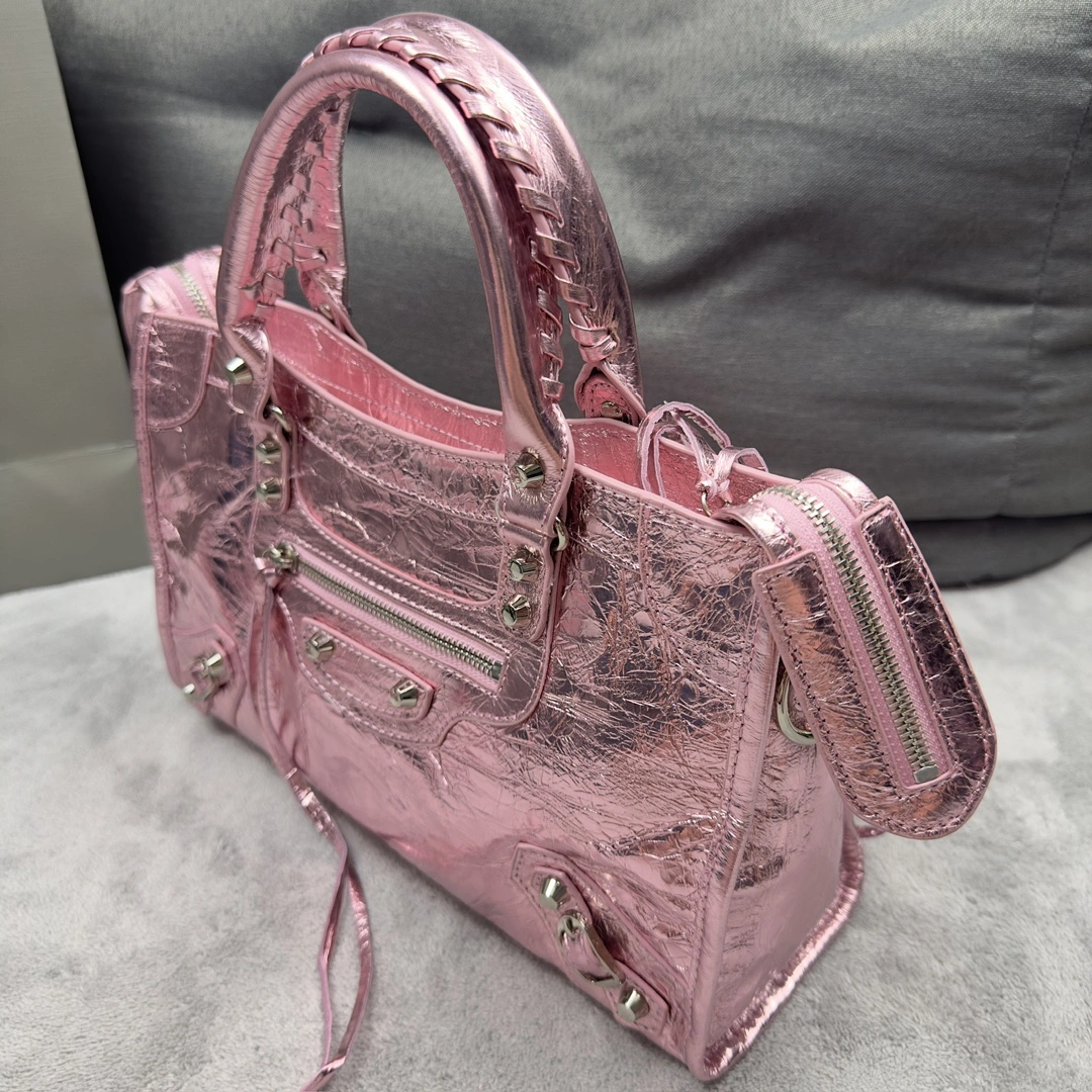 SunProtective Balenciaga  Series Medium Motorcycle Bag - Streamlined Elegance 64643